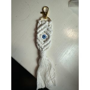 Braided Evil Eye Key Chain